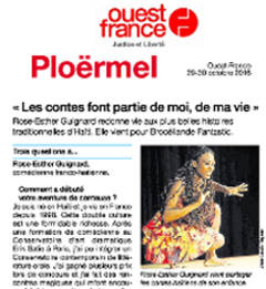 Ouest France Ploermel Octobre 2016 Rose Esther Vignette